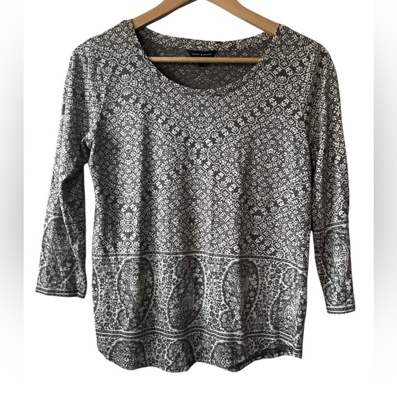 Lucky Brand Tops - Lucky Brand Floral Paisley Boho Revival Shirt Women’s Medium